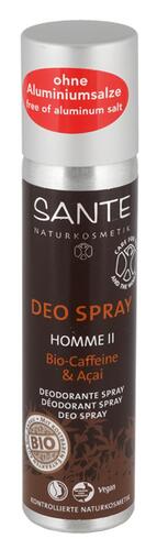 Sante Deo Spray Homme II Bio-Caffeine & Acai Deodorant, Zers