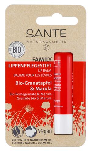 Sante Family Lippenpflegestift Bio-Granatapfel & Marula