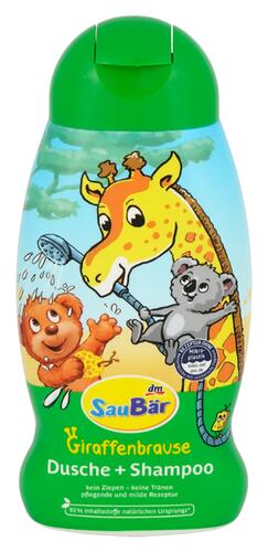 Saubär Giraffenbrause Dusche + Shampoo