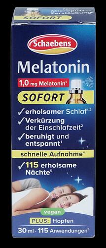 Schaebens Melatonin Sofort-Spray 1,0 mg, Minze