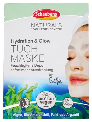 Schaebens Naturals Hydration & Glow Tuchmaske