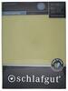 Schlafgut Jersey-Elasthan Spannbetttuch, grün Schlafgut Jersey-Elasthan Spannbetttuch, grün