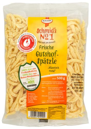 Schmid‘s No.1 Frische Gutshof-Spätzle