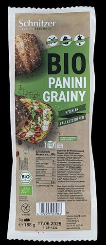 Schnitzer Glutenfreiheit Bio Panini Grainy