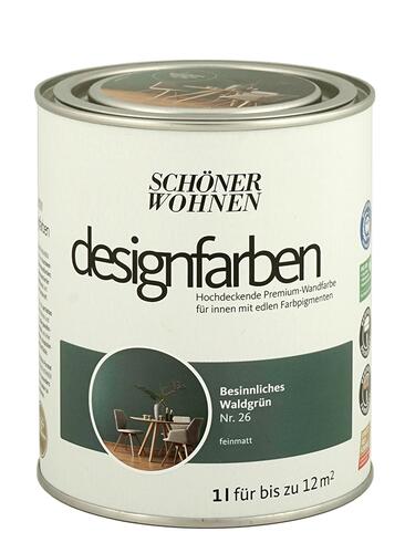 Schöner Wohnen Designfarben, Besinnliches Waldgrün Nr. 26