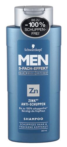 Schwarzkopf Men 3-Fach-Effekt Zink Anti-Schuppen Schwarzkopf Men 3-Fach-Effekt Zink Anti-Schuppen