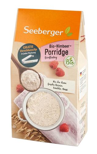 Seeberger Bio-Himbeer-Porridge feinflockig