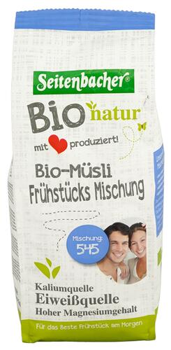 Seitenbacher Bio Natur Bio-Müsli Früchstücks Mischung