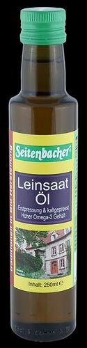 Seitenbacher Leinsaat Öl Erstpressung & kaltgepresst