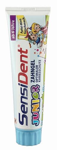 Sensident Junior Zahngel, Apfel-Minz Geschmack Sensident Junior Zahngel, Apfel-Minz Geschmack