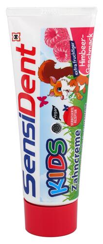 Sensident Kids Zahncreme, Himbeer-Geschmack