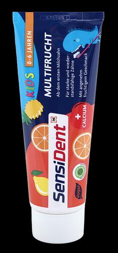 Sensident Kids Zahncreme Multifrucht, 0-6 Jahre