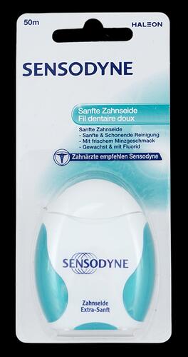 Sensodyne Zahnseide Extra-Sanft, gewachst, mit Fluorid, Minzgeschmack