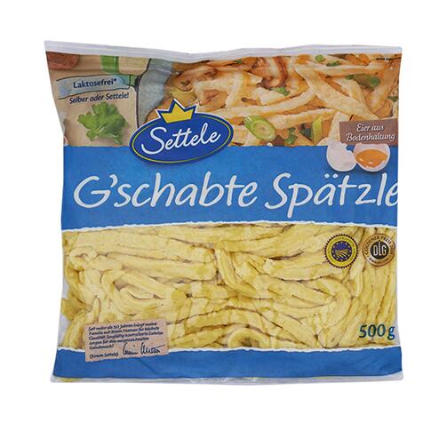 Settele G'schabte Spätzle