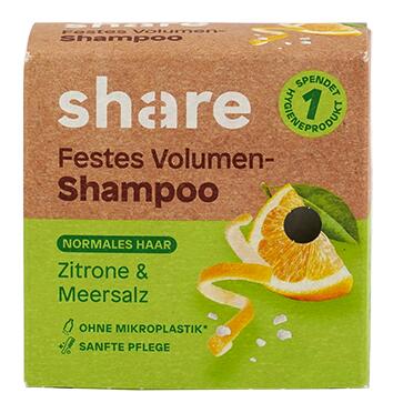 Share Festes Volumen-Shampoo Zitrone & Meersalz Share Festes Volumen-Shampoo Zitrone & Meersalz