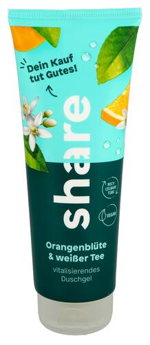 Share Vitalisierendes Duschgel Orangenblüte & Weißer Tee