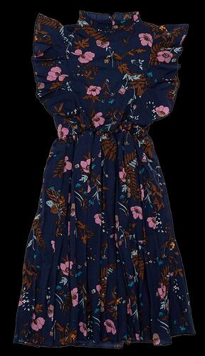 Shein Teenager Kleid Blumendruck, dunkelblau, Gr. 11-12Y Shein Teenager Kleid Blumendruck, dunkelblau, Gr. 11-12Y