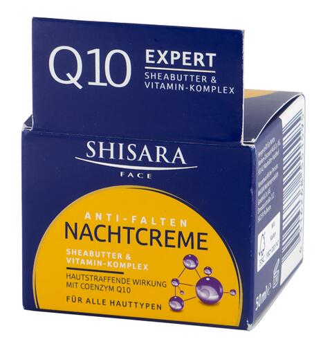 Shisara Face Anti-Falten Nachtcreme Q10