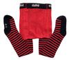 Sigikid Baby-Strumpfhose, rot-dunkelblau geringelt Sigikid Baby-Strumpfhose, rot-dunkelblau geringelt