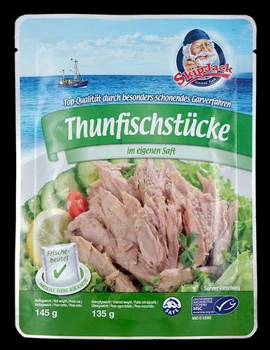 Skip Jack Thunfischstücke im eigenen Saft