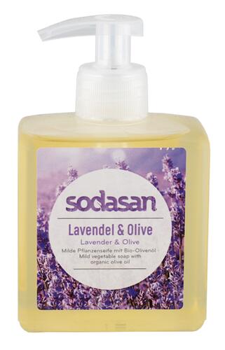 Sodasan Lavendel & Olive Milde Pflanzenseife, flüssig