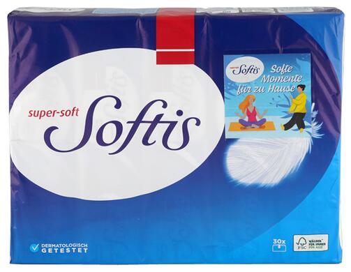 Softis Super-Soft Taschentücher, 4 Lagen