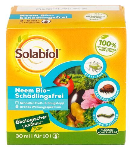 Solabiol Neem Bio-Schädlingsfrei, Flüssigkonzentrat