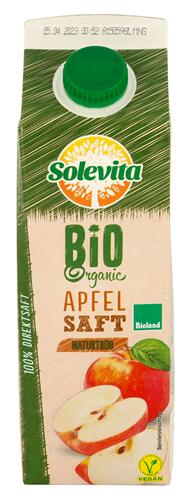 Solevita Bio Organic Apfelsaft naturtrüb, Bioland
