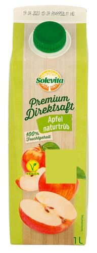 Solevita Premium Direksaft Apfel naturtrüb
