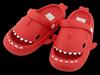 Sommerkomfortsandale für Mädchen Hai, rot, Gr. 32-33 Sommerkomfortsandale für Mädchen Hai, rot, Gr. 32-33