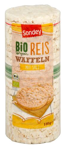 Sondey Bio Organic Reis Waffeln mit Salz