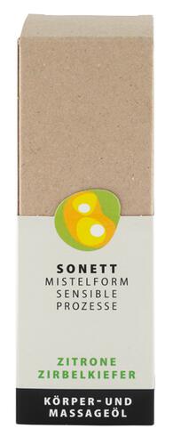 Sonett Mistelform Zitrone Zirbelkiefer Körper- und Massageöl