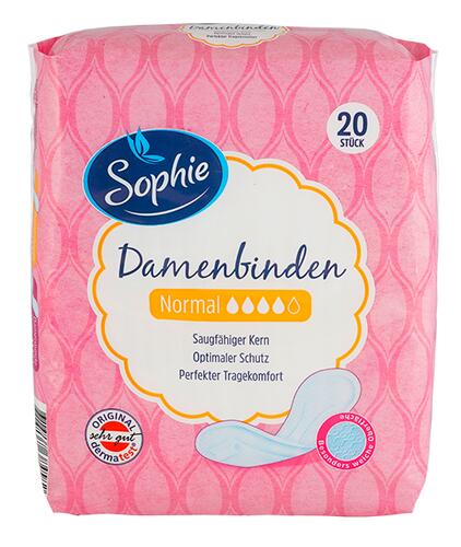Sophie Damenbinden, normal Sophie Damenbinden, normal