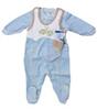 Sterntaler Baby Strampler-Set mit T-Shirt + Socken, hellblau