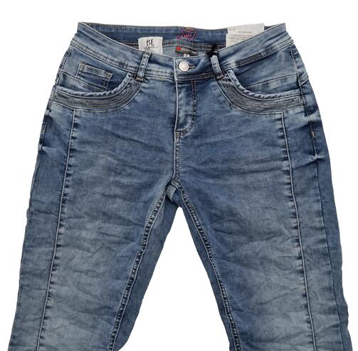 Street One Crissi Casual Fit Low Waist Slim Leg, Blue Street One Crissi Casual Fit Low Waist Slim Leg, Blue