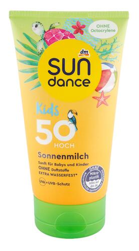Sun Dance Kids Sonnenmilch 50, ohne Duftstoffe