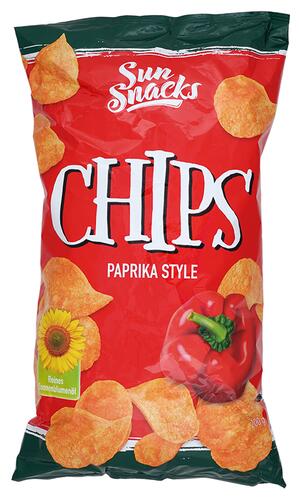Sun Snacks Chips Paprika Style