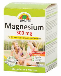Sunlife Magnesium 300 mg, Tabletten