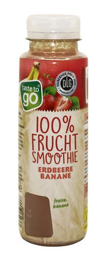 Taste to go 100 % Frucht Smoothie Erdbeere Banane