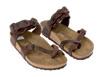 Tatami Birkenstock Yara Habana Grobflecht, braun