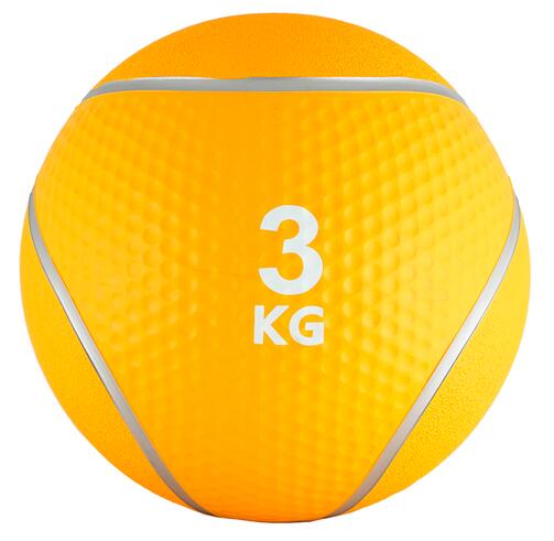 Taurus Medizinball,3 kg, gelb