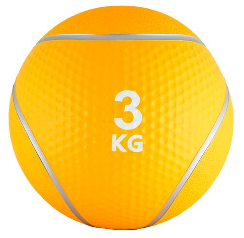 Taurus Medizinball,3 kg, gelb