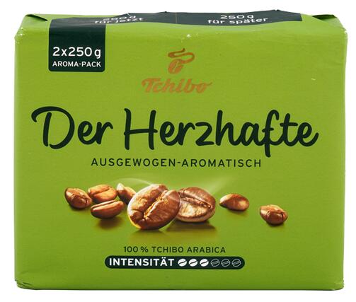 Tchibo Der Herzhafte, Röstkaffee gemahlen