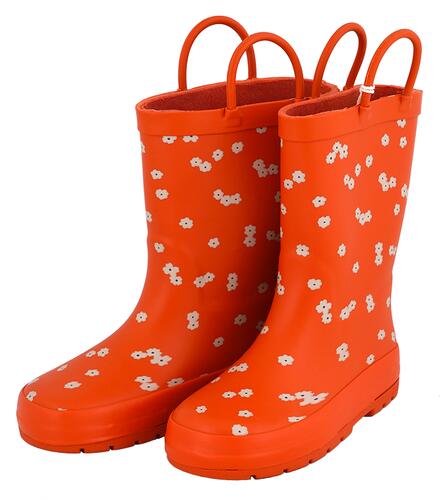 TCM Kinder-Gummistiefel mit Henkel, orange