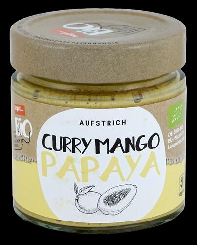 Tegut Bio Aufstrich Curry Mango Papaya