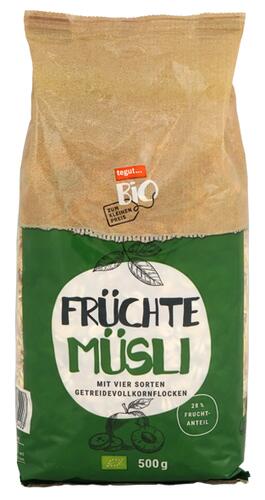 Tegut Bio Früchte Müsli