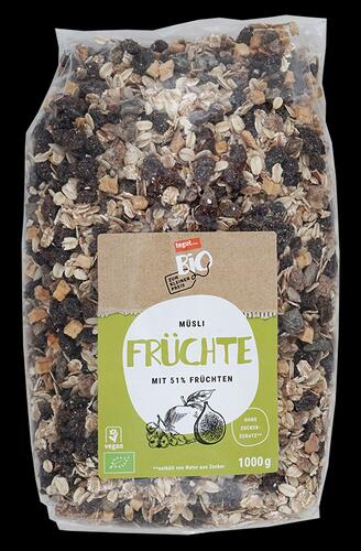 Tegut Bio Müsli Früchte