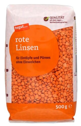 Tegut Rote Linsen