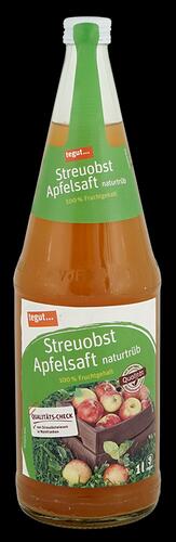 Tegut Streuobst Apfelsaft naturtrüb Tegut Streuobst Apfelsaft naturtrüb