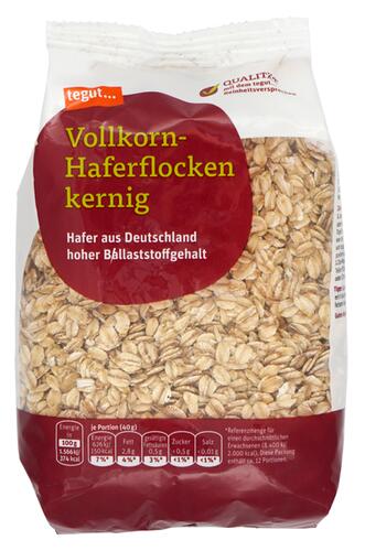 Tegut Vollkorn-Haferflocken kernig